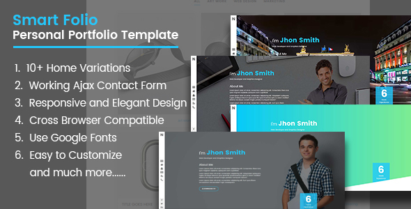Smart Folio - HTML5 Portfolio Template