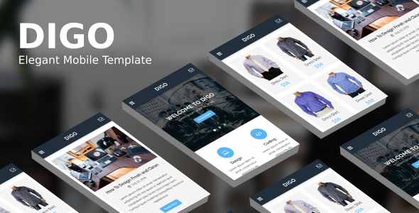 Digo - Elegant Mobile Template