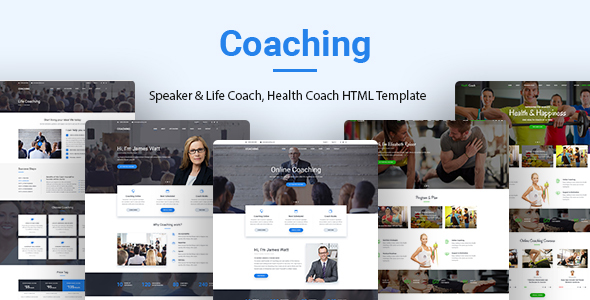 Coaching | Speaker & Life Coach, Health Coach HTML Templates