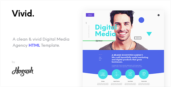 Vivid | Creative Agency HTML template