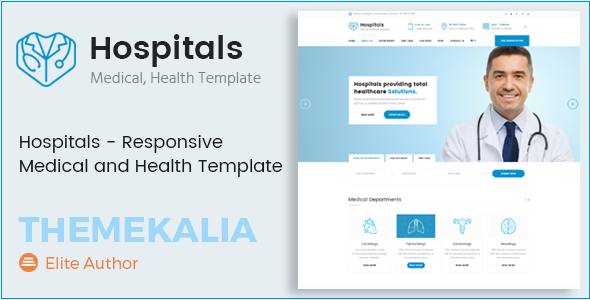 Hospitals - Responsive Medical and Health Template