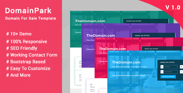 DomainPark - Domain For Sale Template
