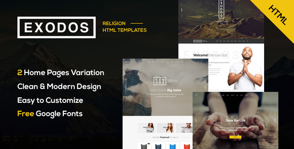 Exodos - Church HTML Template