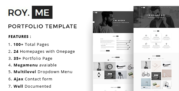 Royme - Portfolio Template