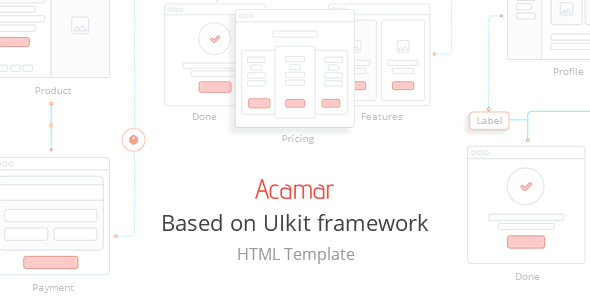 Acamar — Tiled Layout and Clean Design Responsive HTML Template