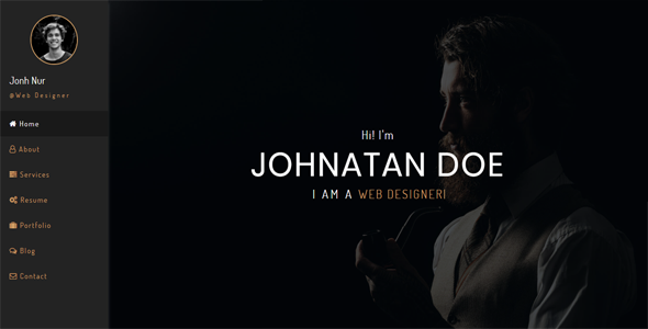 Personia - Personal Resume / CV / Portfolio HTML Template