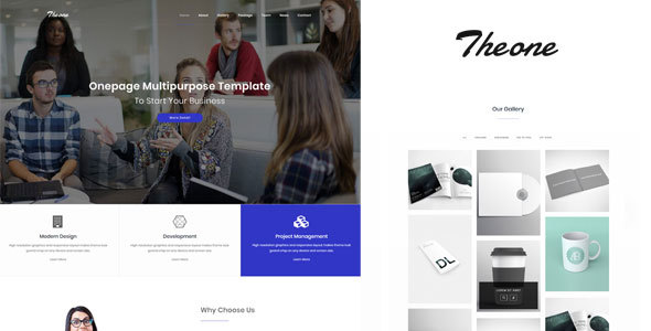 Theone - Onepage Multiporpose Template