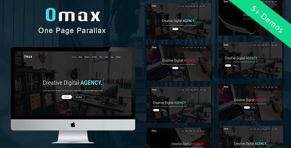 Omax - One Page Multi-Purpose HTML5 Template