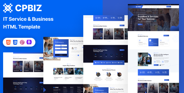 CPBIZ - IT Service & Business agency HTML Template