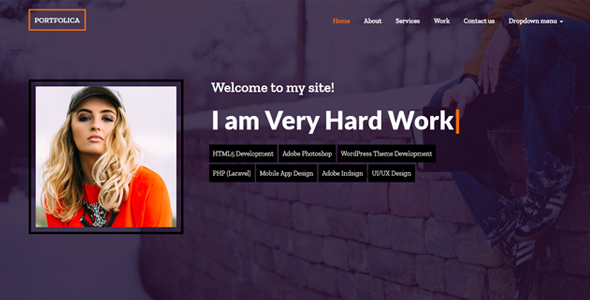 Portfolica - Personal Portfolio Template