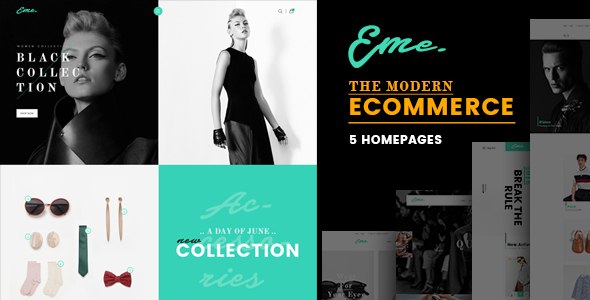 Eme - Fashion Boutique Tailoring Website Template using Bootstrap 5