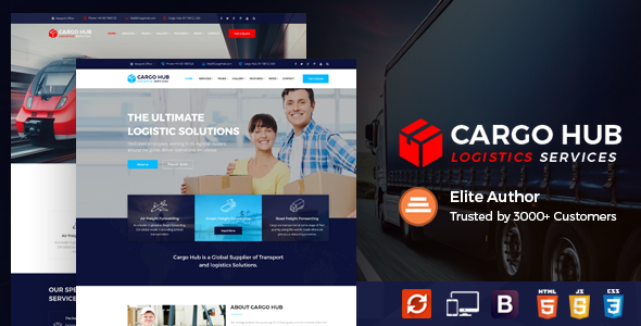Cargo HUB - Logistics HTML Template