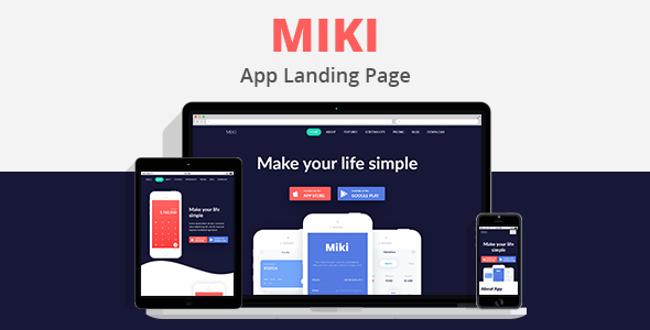MIKI - Landing Template