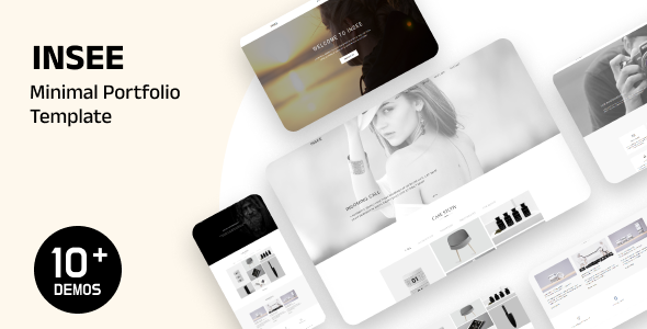 Insee - Minimal HTML Portfolio Template