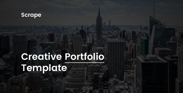 Scrape - Creative Portfolio Template