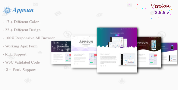 Appsun | App Landing Page