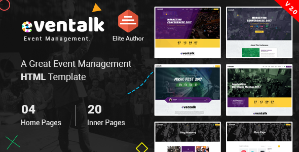 EvntTalk - Event & Conference HTML Template