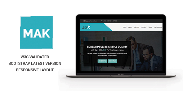 Mak - Business Html Responsive Template