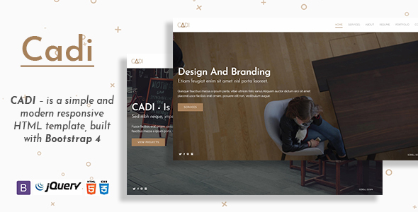 CADI - Is A Portfolio & Resume Template
