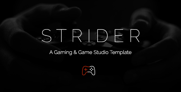 Strider - A Gaming and Game Studio Template (HTML)