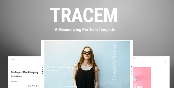 Tracem - A Mesmerizing Portfolio Template