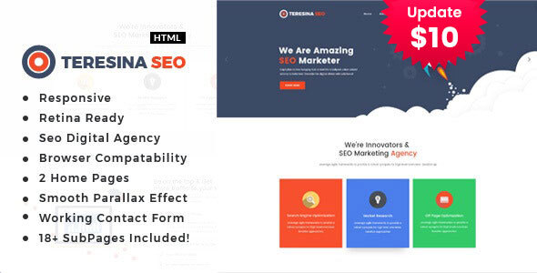Teresina - Digital Marketing HTML Template