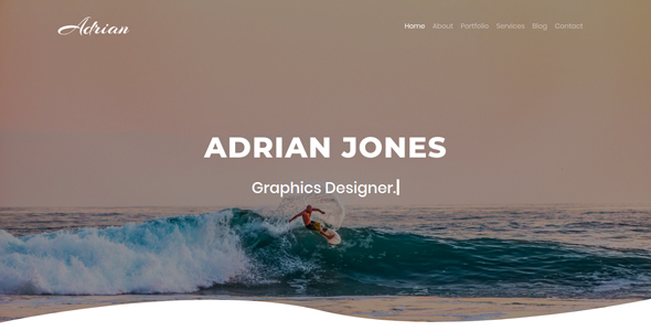 Adrian Portfolio Template