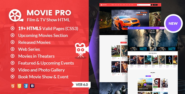 Movie Pro - TV Show and Production House HTML template