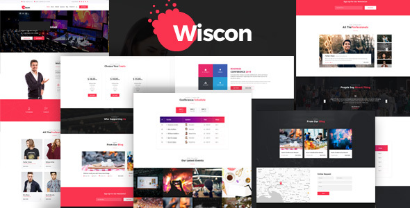 Wiscon - Conference & Event HTML Template