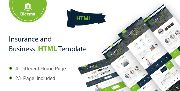 Bieema - Insurance Agency & Business HTML5 Template