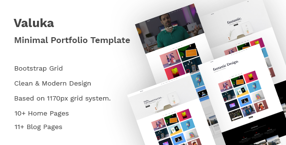 Valuka - Minimal Portfolio Template