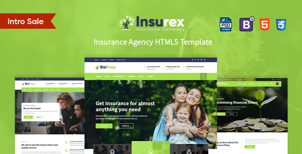 Insurex - Insurance Agency HTML5 Template