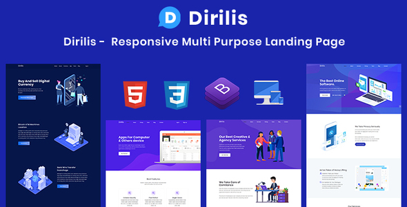 Dirilis - Responsive Multi Purpose Landing Page