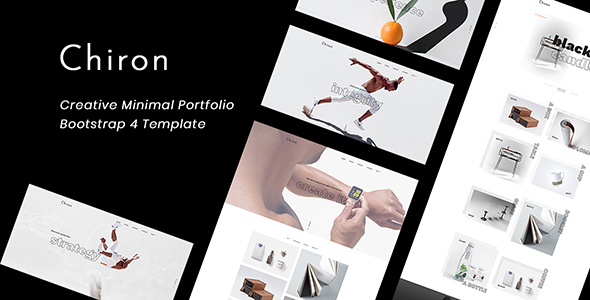Chiron - Creative Minimal Bootstrap 4 Portfolio Template