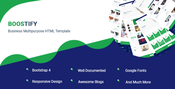 Boostify - Business Multipurpose HTML Template