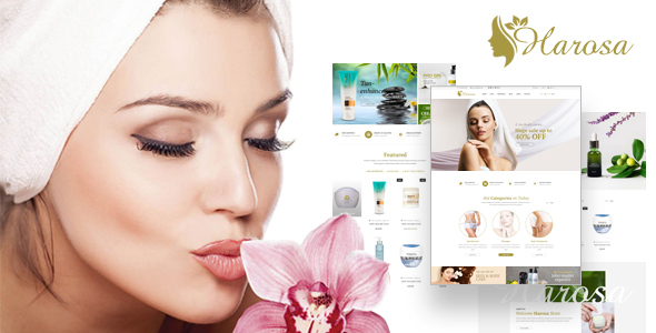 Harosa - Cosmetics and Beauty eCommerce Bootstrap5 Template