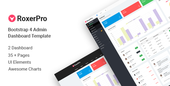 RoxerPro - Bootstrap Admin Dashboard Template