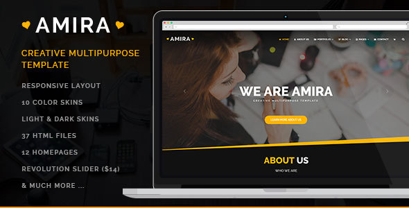 Amira - Business Template