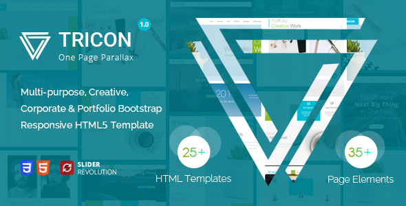 Tricon - One Page Parallax