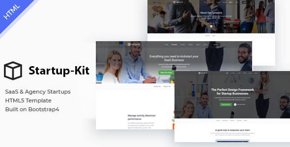 Startup Kit - SaaS Startup and Agency Bootstrap4 Template