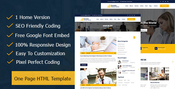 Sonstan || Corporate & Business One Page HTML5 Template