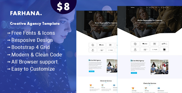 Farhana - Creative Agency Template