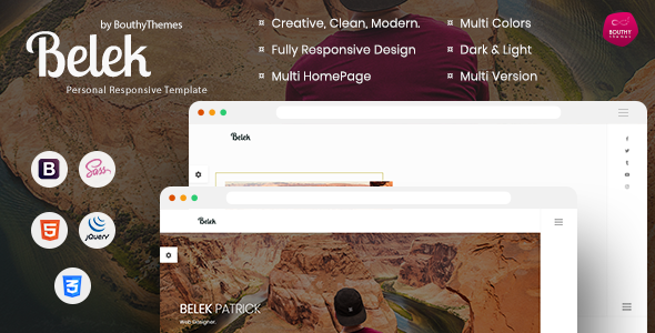 Belek - Personal Responsive Template