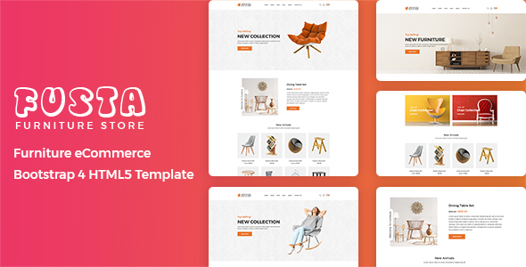 Fusta - Furniture eCommerce Bootstrap 5 Template