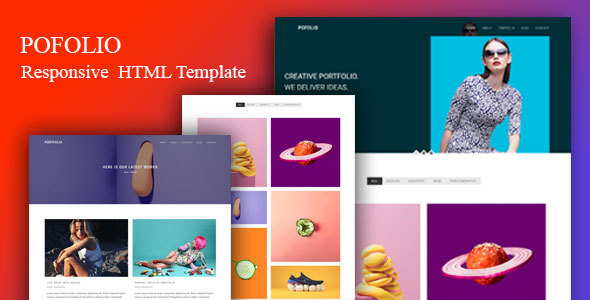 pofolio - modern Portfolio HTML Template