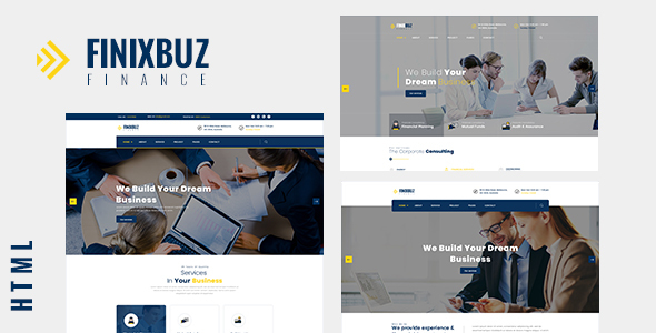 Finixbuz - Corporate & Financial Business HTML5 Template