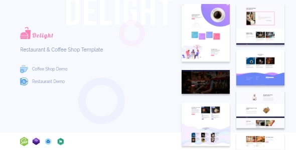 Delight - Restaurant & Coffee Shop Template