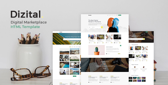 Dizital - Easy Digital Downloads HTML Template