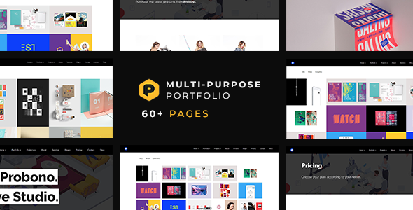 Probono — Multi-Purpose Creative Portfolio Template