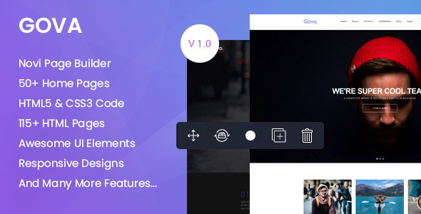 Gova - Professional Multipurpose Templates with Page Builder